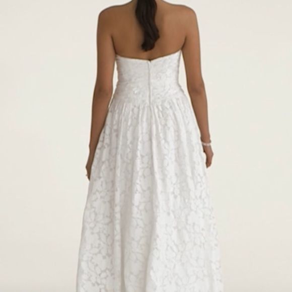 GALINA Lace Wedding Ball Gown with pockets NWT - Picture 4 of 16